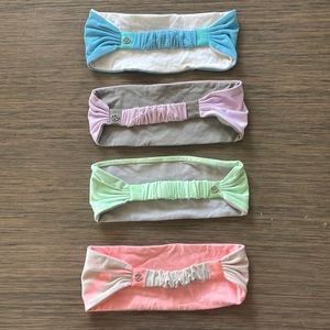 Set of 4 lululemon headbands